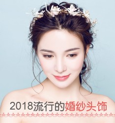 2018流行的婚纱头饰~